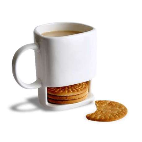 Mug avec rangement pour biscuits