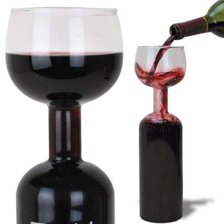 Verre à vin grande bouteille