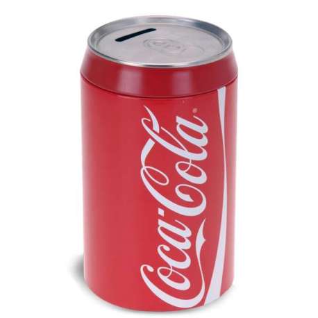 Tirelire canette coca-cola