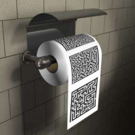 Papier toilette labyrinthe