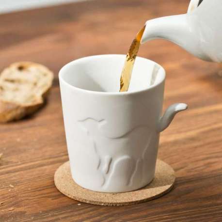 Tasse biche anse queue d'animal