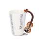 Tasse musique anse violon