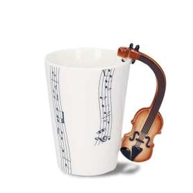 Tasse musique anse violon