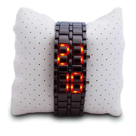 Montre LED heure sur bracelet