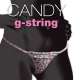 String bonbon coloré pour femme