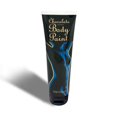 Tube de peinture pour corps au goût chocolat 150g