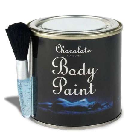 Pot de peinture pour corps goût chocolat