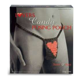 String bonbon motif coeur pour homme