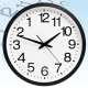 Horloge chiffres inversés