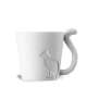 Tasse anse queue de chat