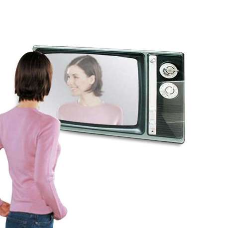 Miroir télévision années 60