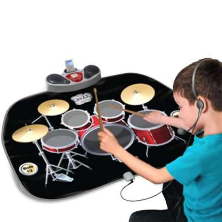 Tapis batterie musical et haut-parleur