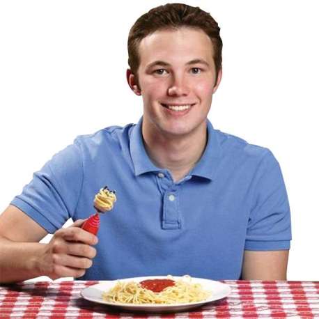 Fourchette spaghetti à tête tournante