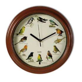 Horloge chants d'oiseaux musicale