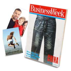 Cadre photo en verre magazine BUSINESS Week