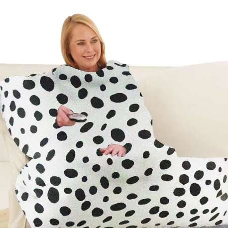 Couverture polaire dalmatien à manches longues