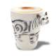 Tasse en céramique avec petit chat en 3D