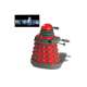Figurine Docteur Who Dalek rouge animé