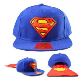 Casquette Superman avec cape rouge