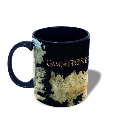 Mug Game of Thrones cartes de Westeros et Essos