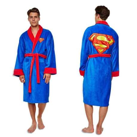 Peignoir Superman avec logo