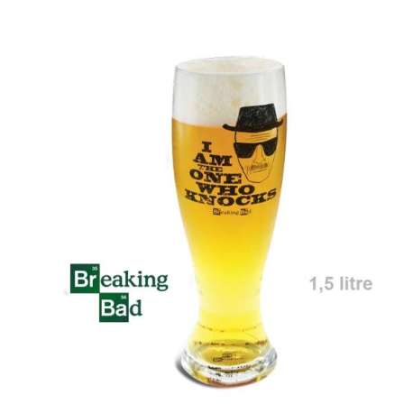 Verre à Bière Breaking Bad 1,5 L XXL géant 