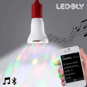 Ampoule à LED Multicolore Bluetooth avec Haut-parleur