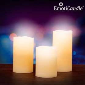3 Bougies LED capteur de souffle Blow Sensor