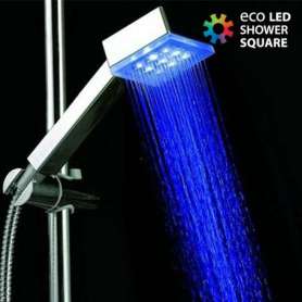 Pommeau de douche à LED lumineux RVB