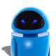 Haut Parleur Cyber Robot avec fonction Radio FM Micro SD et USB