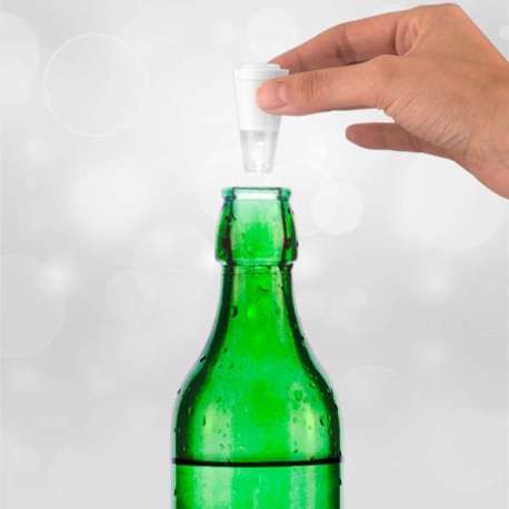 Bouchon de bouteille avec lumière LED