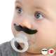 Tétine Moustache en Silicone pour bébé