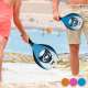 2 Raquettes de Plage en bois Aqua