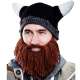 Bonnet Viking à barbe rousse