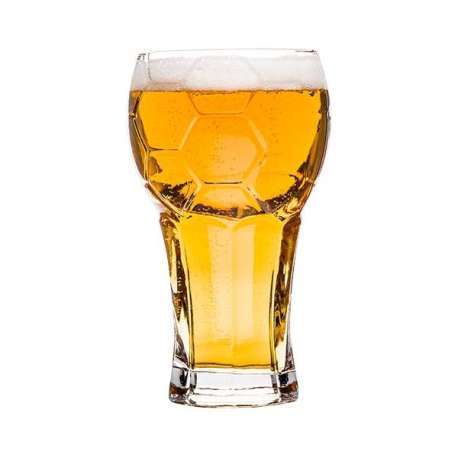 Chope pour bière en forme de ballon de foot