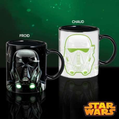 Tasse Dark Vador et Stormtrooper thermoréactive à 2 visages 