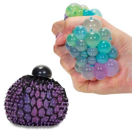 Balle antistress à bulles de gel colorées 