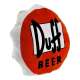 Coussin capsule de bière Duff Beer