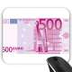 Tapis de souris billet de banque 500 euros