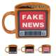 Tasse télé rétro fake news 