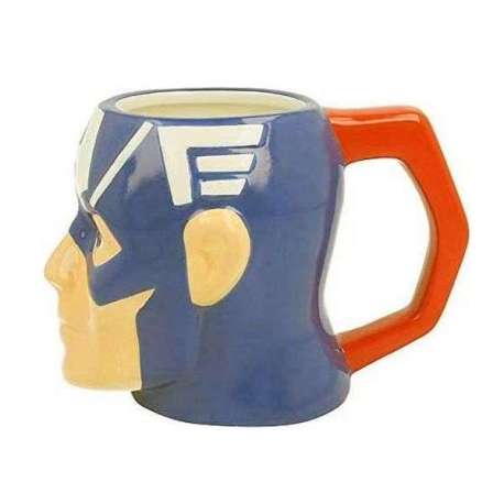 Tasse tête de super héros Captain America 