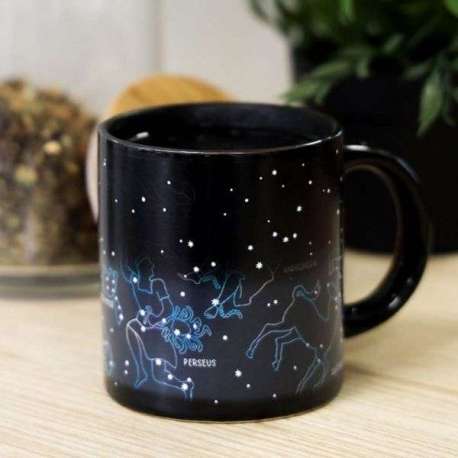 Mug avec motifs étoiles et constellations