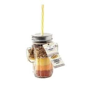 Mason Jar cactus avec mélange pour cocktail tequila sunrise 