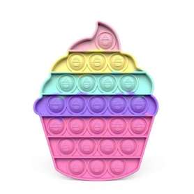  Fidget pop it en forme de cupcake 