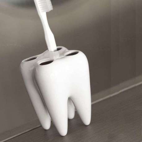 Porte brosses à dents dent 
