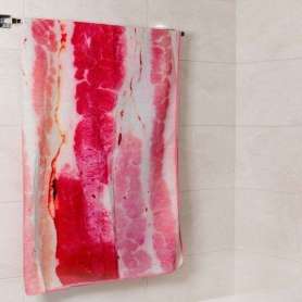 Serviette de plage bacon 