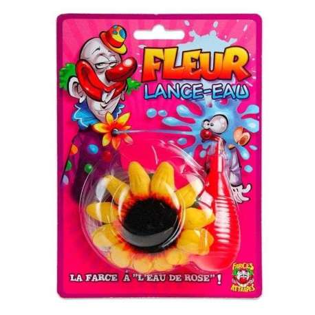 Fleur farce et attrape arroseur lance-eau 