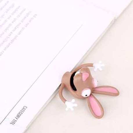 Marque-page Lapin cartoon 3D 