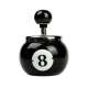 Cendrier boule de billard avec trappe anti-odeur 