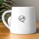 Mug esquisse de chien queue en 3D